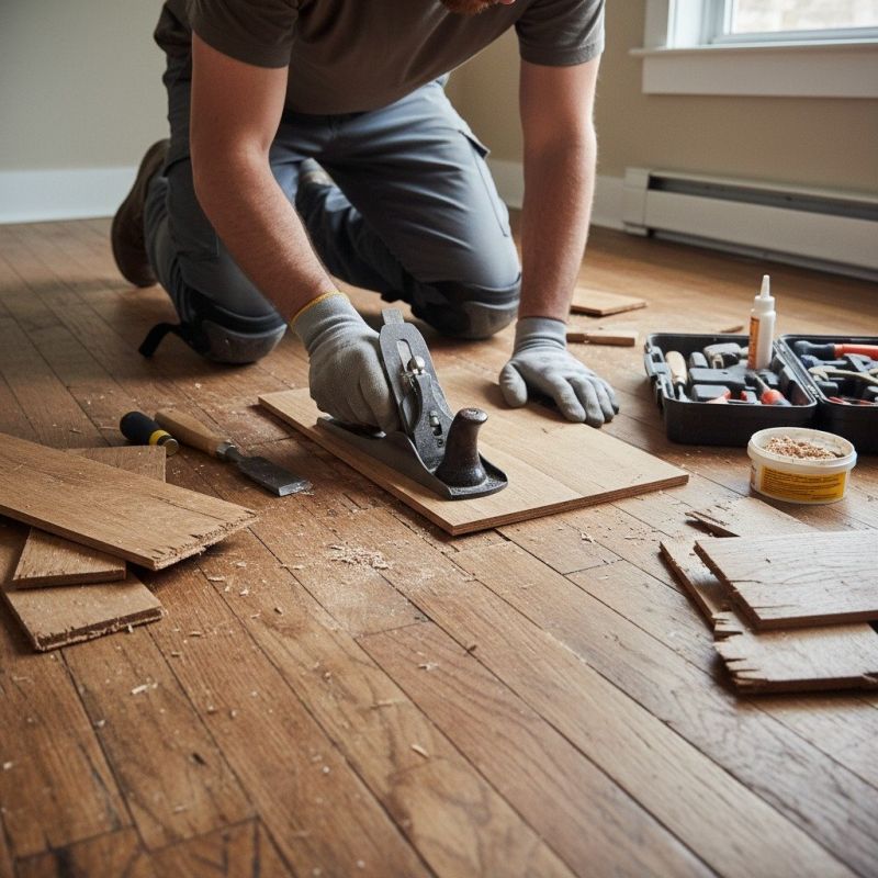 Local Wood Floor Repair pros at work