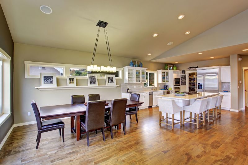 Wood Floors in Dining Area